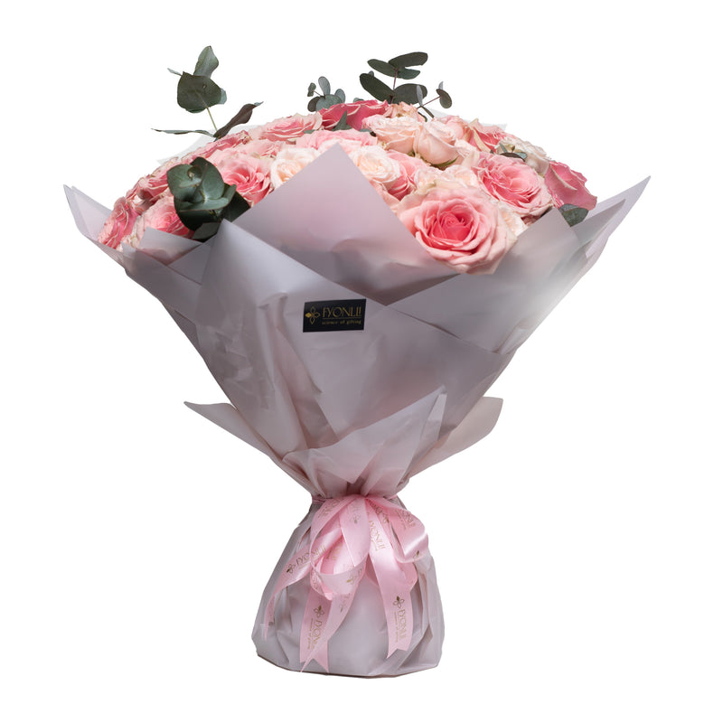 Sweet Serenity Bouquet | Roses & Spray Roses Pink