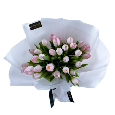 Tulips Pink |Blush of Affection | Bouquet