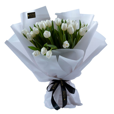 Tulip White | White Harmony Bouquet